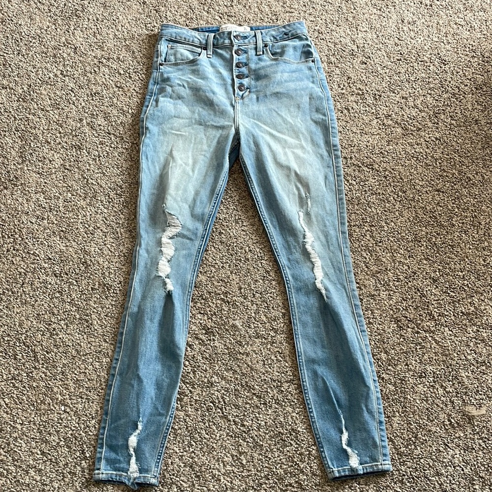 Abercrombie High Rise Skinny Jeans